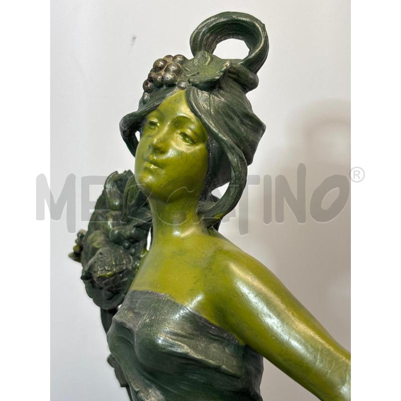 STATUINA ART NOUVEAU PRINTEMPS PAR CLEMENCE 39 CM | Mercatino dell'Usato Pomezia 5