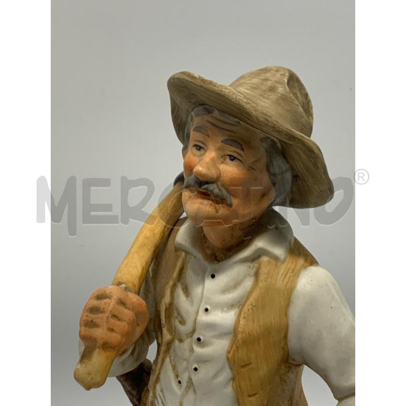 STATUINA BOSCAIOLO CERAMICA 20 CM | Mercatino dell'Usato Pomezia 3
