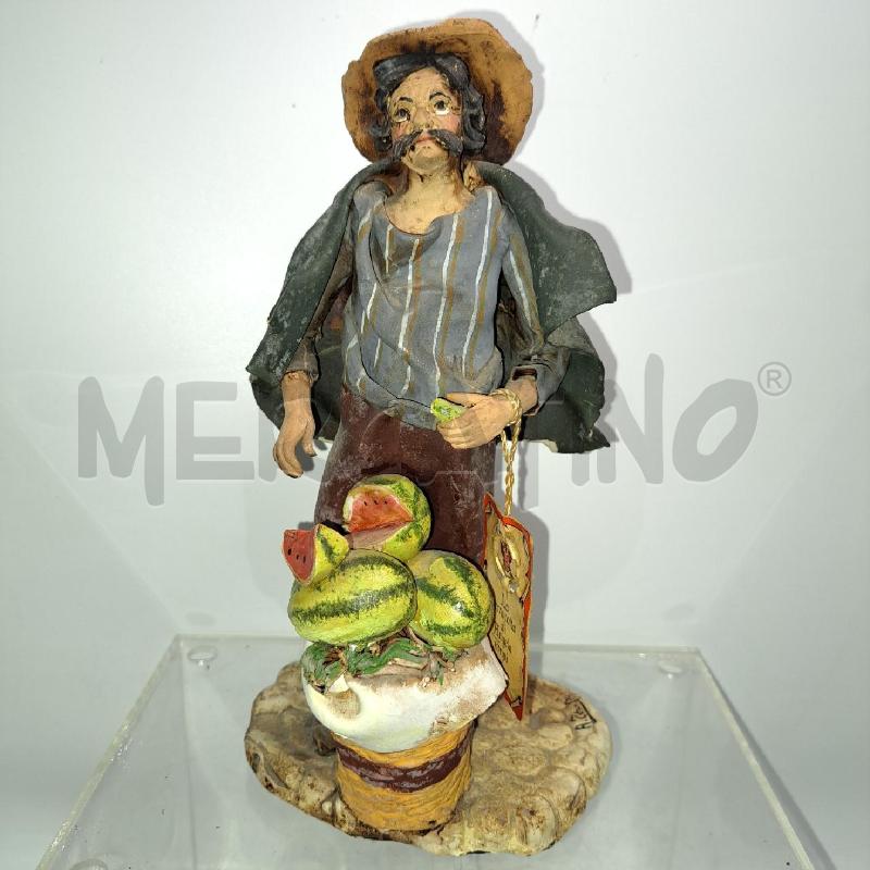 STATUINA TERRACOTTA ANGELA TRIPI COCOMERO | Mercatino dell'Usato Pomezia 1