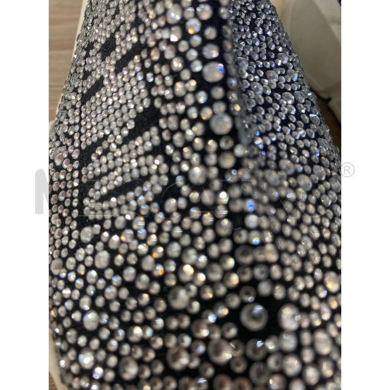 STIVALETTI DONNA NERO TESSUTO STRASS LOVE MOSCHINO  | Mercatino dell'Usato Pomezia 5