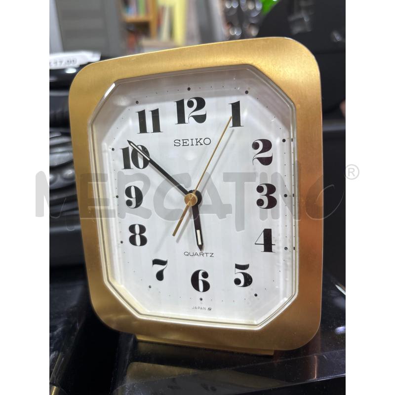 SVEGLIA SEIKO OTTONE | Mercatino dell'Usato Pomezia 1