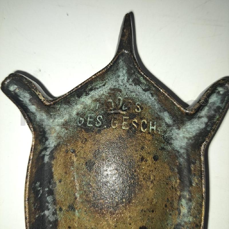 TARTARUGA POSACENERE BRONZO VNTG GES. GESCH | Mercatino dell'Usato Pomezia 4