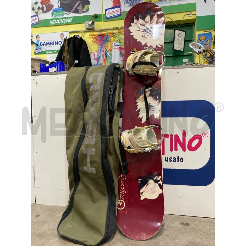 TAVOLA SNOWBOARD QUECHUA + CUSTODIA  | Mercatino dell'Usato Pomezia 1