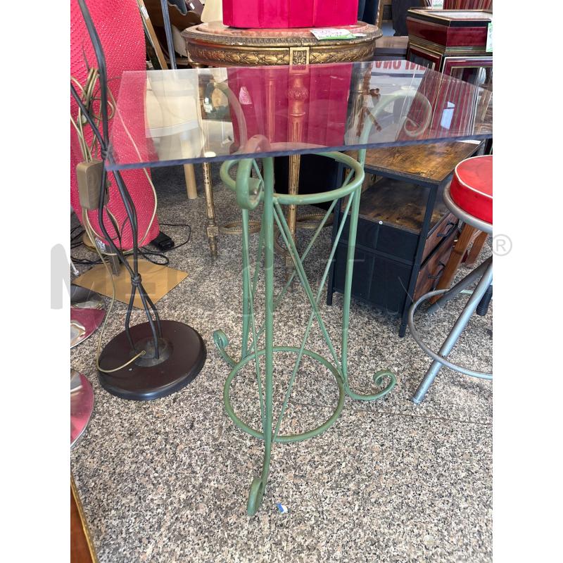 TAVOLINO FERRO VERDE | Mercatino dell'Usato Pomezia 1