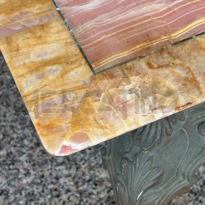 TAVOLINO SALOTTO ONICE B/METALLO | Mercatino dell'Usato Pomezia 3
