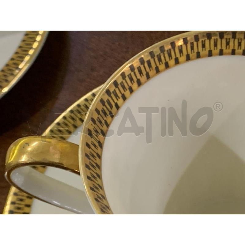TAZZINE B/DOR 8PZ + CAFFETTIERA E LATTIERA | Mercatino dell'Usato Pomezia 5