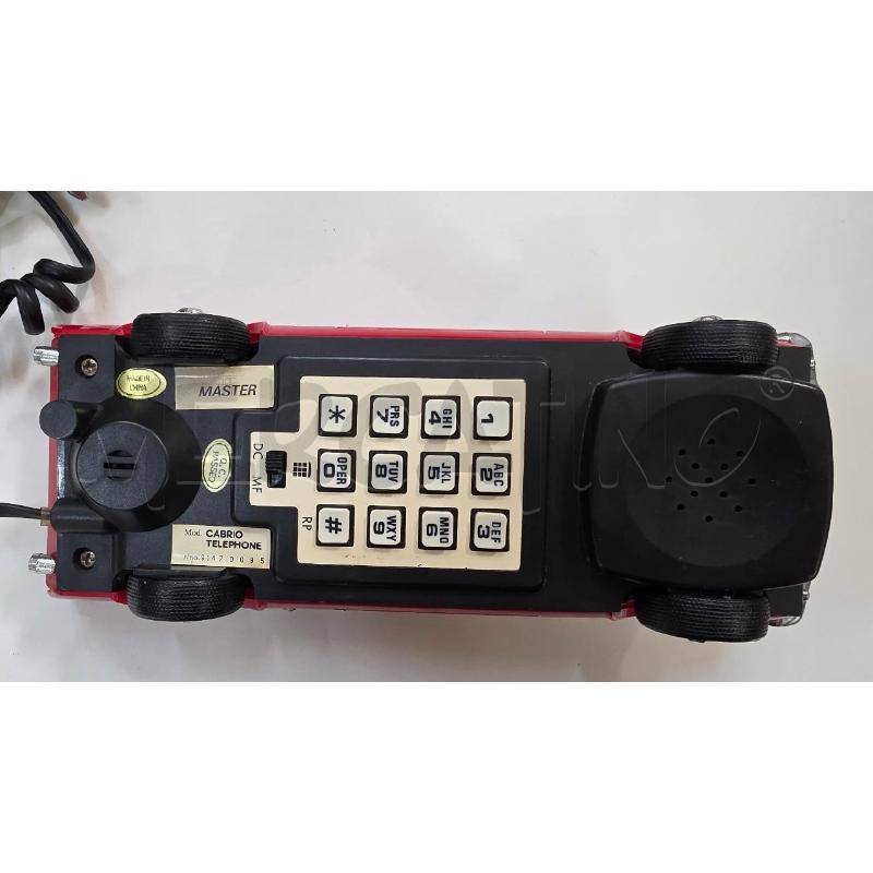 TELEFONO FORMA MACCHINA ROSSA  | Mercatino dell'Usato Pomezia 2