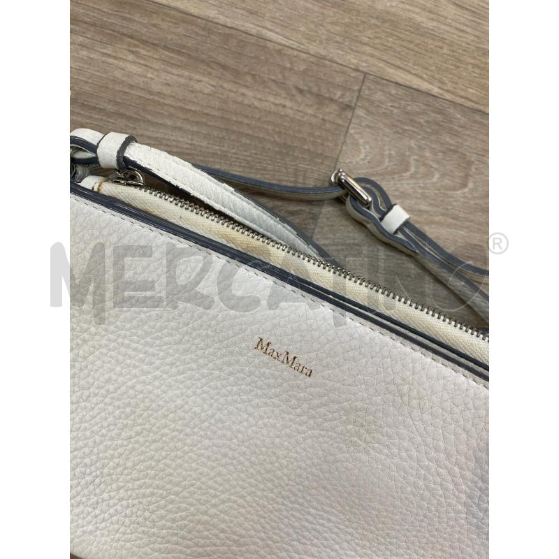 TRACOLLA DONNA MAXMARA BIANCA PELLE | Mercatino dell'Usato Pomezia 3