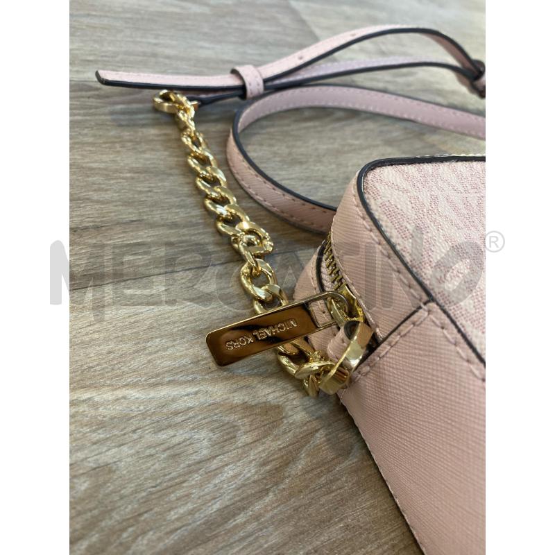 TRACOLLA DONNA MICHAEL KORS ROSA MONOGRAM RETTANGOLARE | Mercatino dell'Usato Pomezia 3