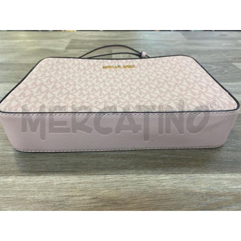 TRACOLLA DONNA MICHAEL KORS ROSA MONOGRAM RETTANGOLARE | Mercatino dell'Usato Pomezia 4