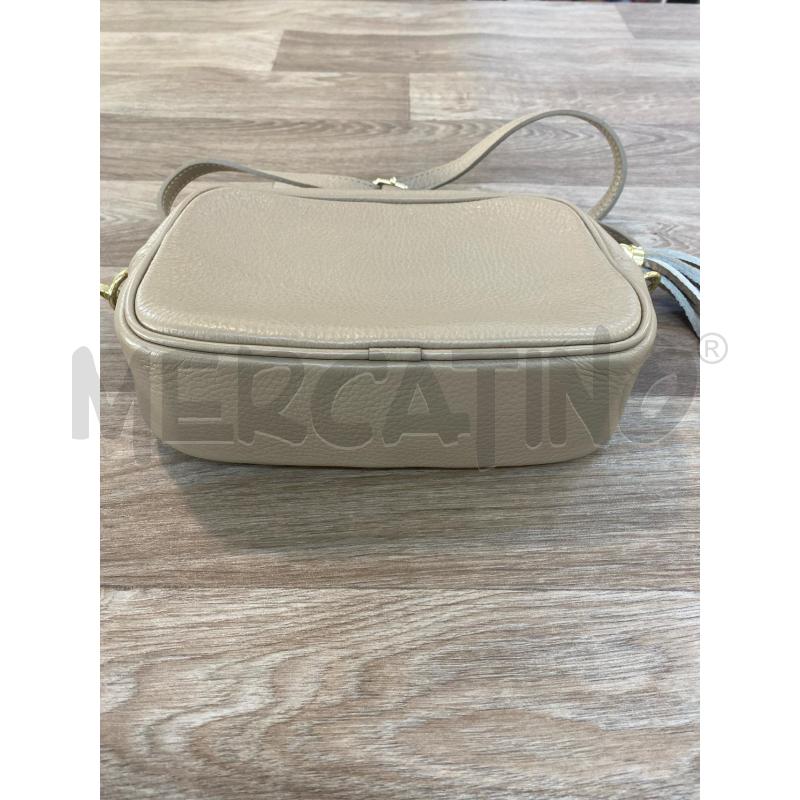 TRACOLLA DONNA PELLE BEIGE TRACOLLA VERDE VIOLA | Mercatino dell'Usato Pomezia 2