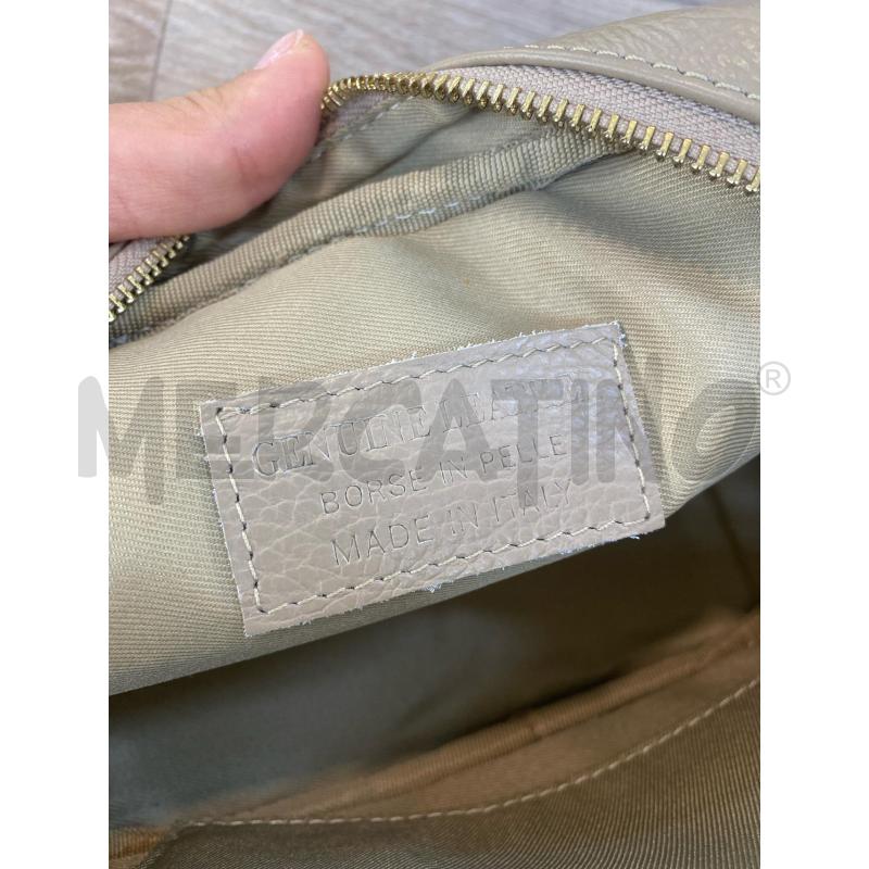 TRACOLLA DONNA PELLE BEIGE TRACOLLA VERDE VIOLA | Mercatino dell'Usato Pomezia 4