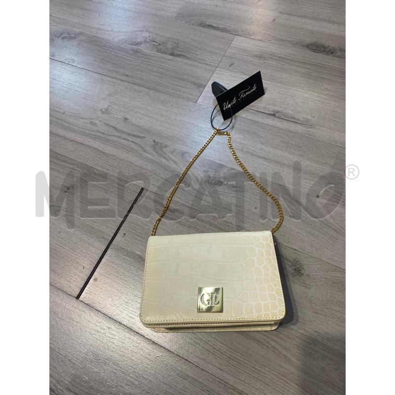 TRACOLLA DONNA PICCOLA BIANCA GUY LAROCHE | Mercatino dell'Usato Pomezia 1