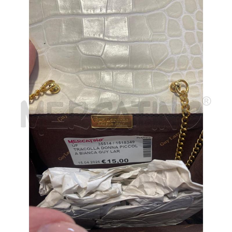 TRACOLLA DONNA PICCOLA BIANCA GUY LAROCHE | Mercatino dell'Usato Pomezia 4