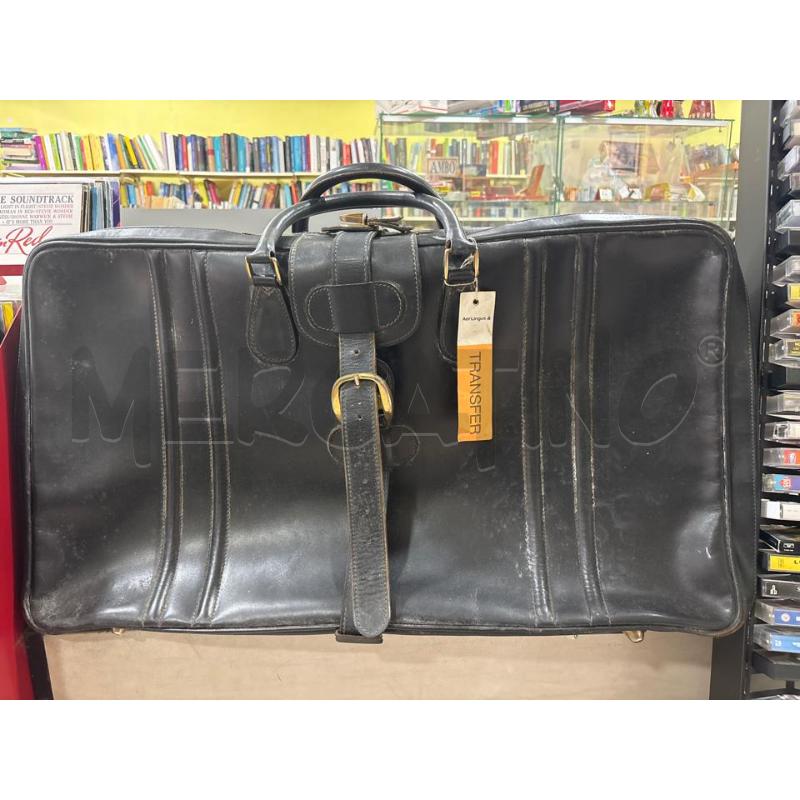 VALIGIA VINTAGE NERA | Mercatino dell'Usato Pomezia 1