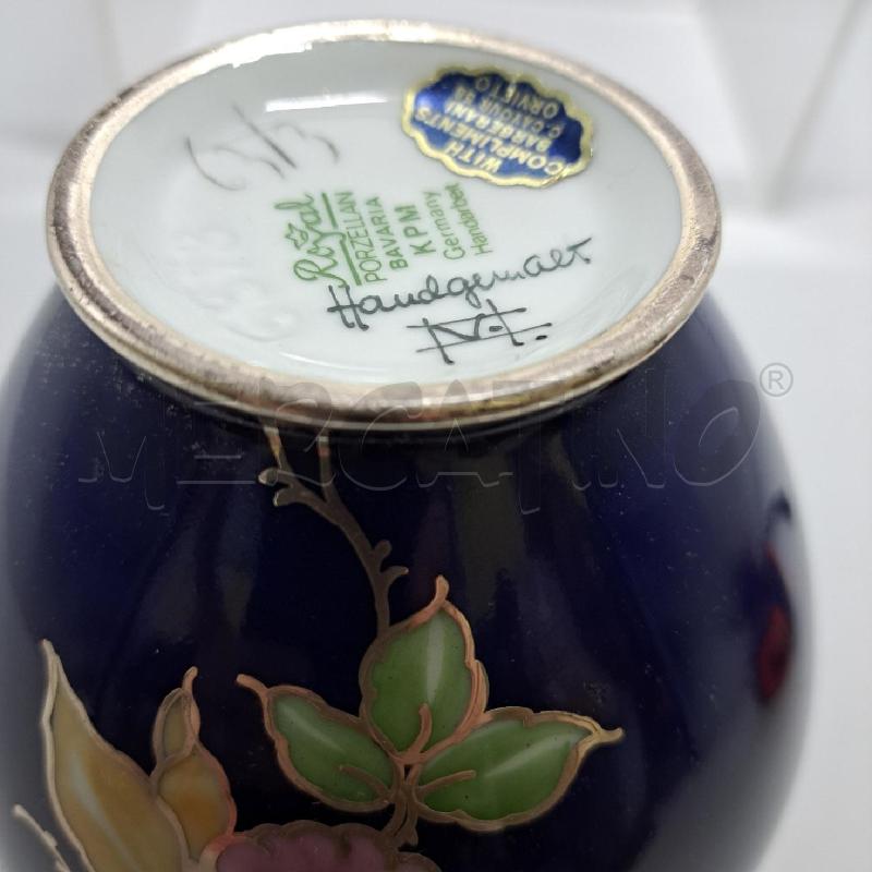 VASETTO BLU ROYAL BAVARIA HANDARBEIT | Mercatino dell'Usato Pomezia 5