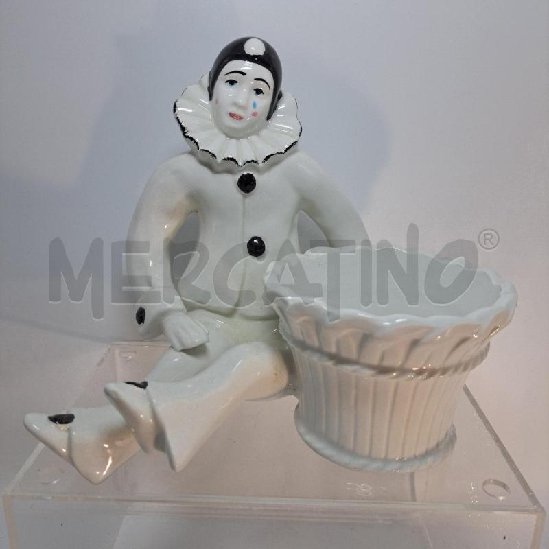 VASETTO PIERROT CERAMICA | Mercatino dell'Usato Pomezia 1
