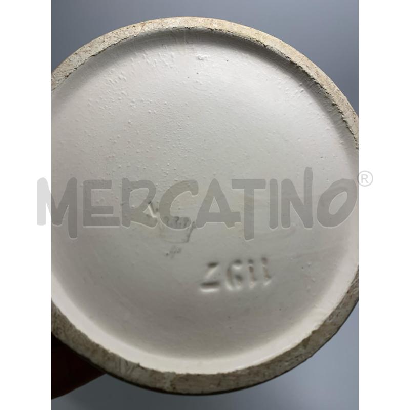 VASO CERAMICA 36 CM ROSA RILIEVO | Mercatino dell'Usato Pomezia 5