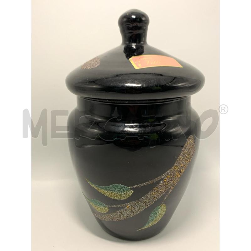 VASO NERO LINEA VITTORIO CRISTALLO | Mercatino dell'Usato Pomezia 1