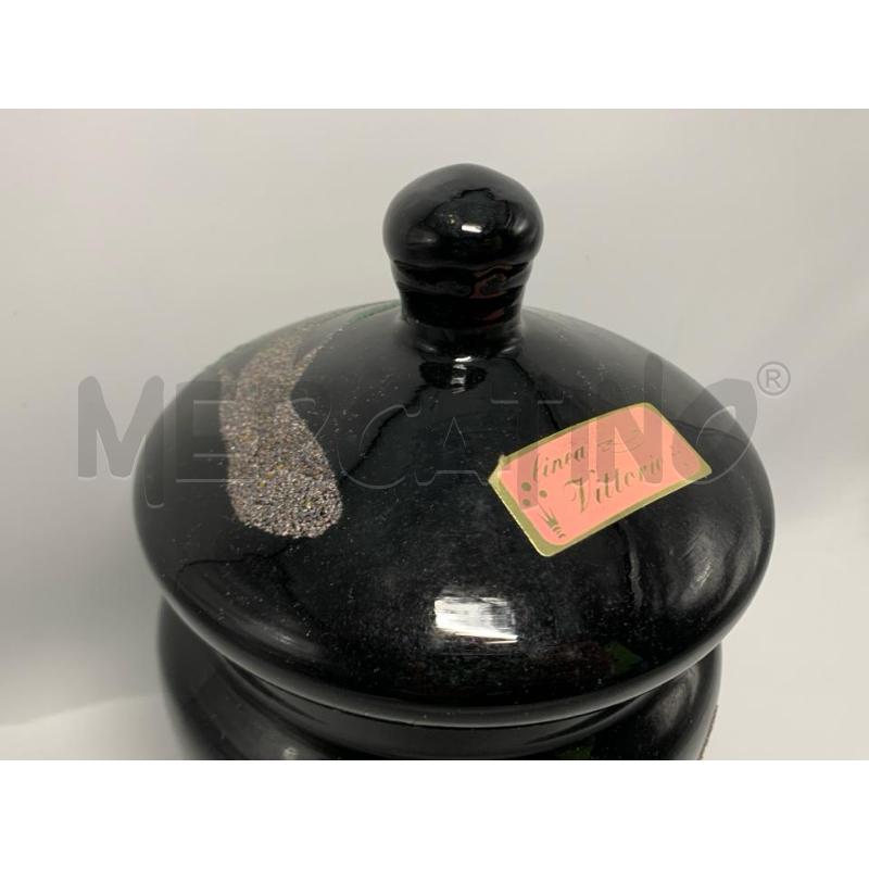 VASO NERO LINEA VITTORIO CRISTALLO | Mercatino dell'Usato Pomezia 2