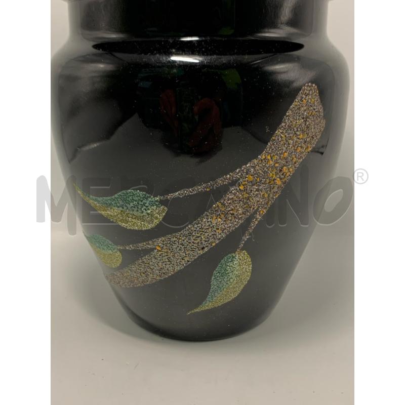VASO NERO LINEA VITTORIO CRISTALLO | Mercatino dell'Usato Pomezia 3