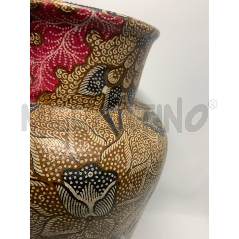 VASO RIVESTITO TESSUTO  | Mercatino dell'Usato Pomezia 2