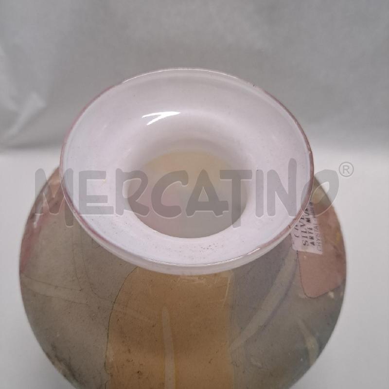 VASO VETRO SATIN CREAZIONI SILVESTRI MURANO | Mercatino dell'Usato Pomezia 3