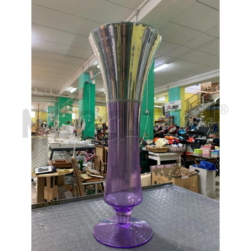 VASO VIOLA LUNGO 55 CM | Mercatino dell'Usato Pomezia 1