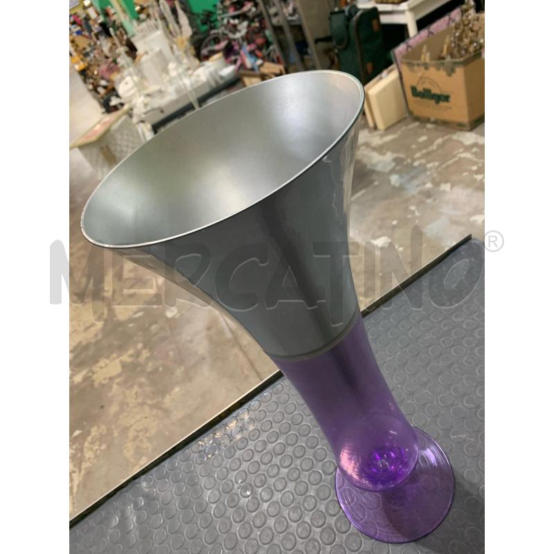VASO VIOLA LUNGO 55 CM | Mercatino dell'Usato Pomezia 3