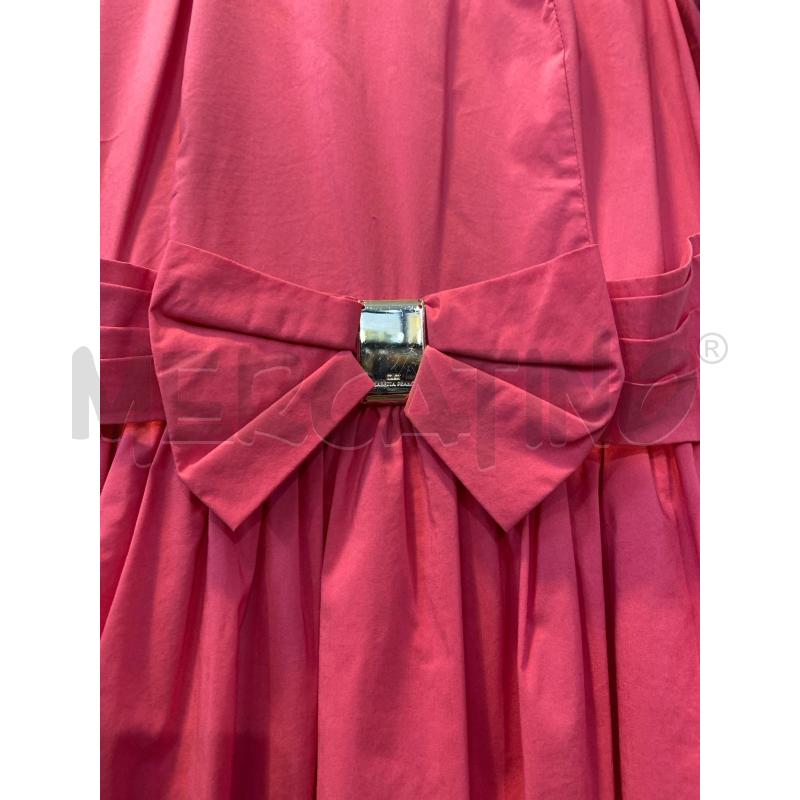 VESTITO DONNA ELISABETTA FRANCHI FUCSIA IN COTONE CON FIOCCO | Mercatino dell'Usato Pomezia 2