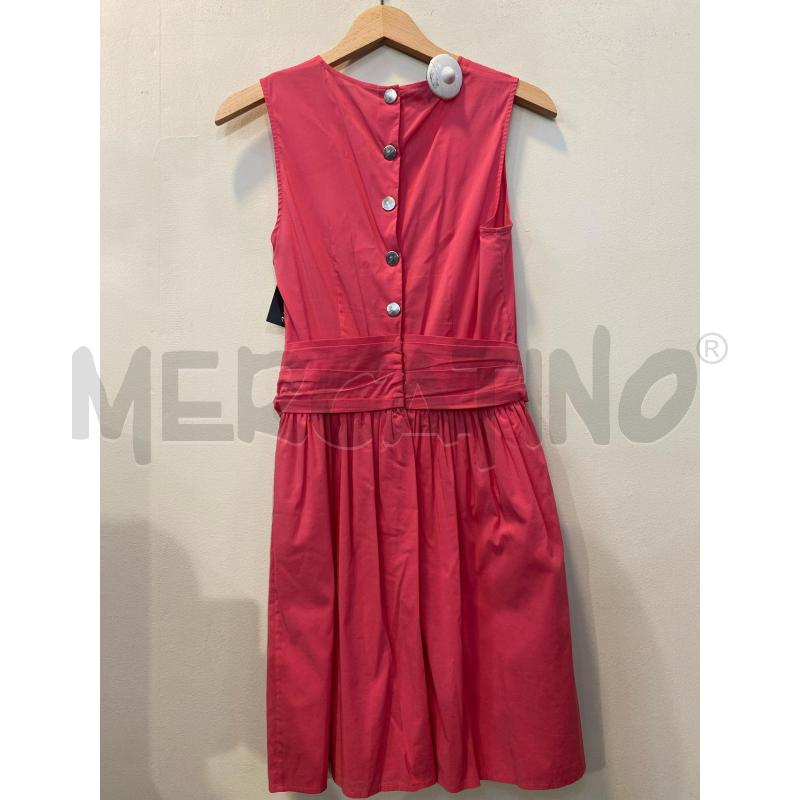 VESTITO DONNA ELISABETTA FRANCHI FUCSIA IN COTONE CON FIOCCO | Mercatino dell'Usato Pomezia 4