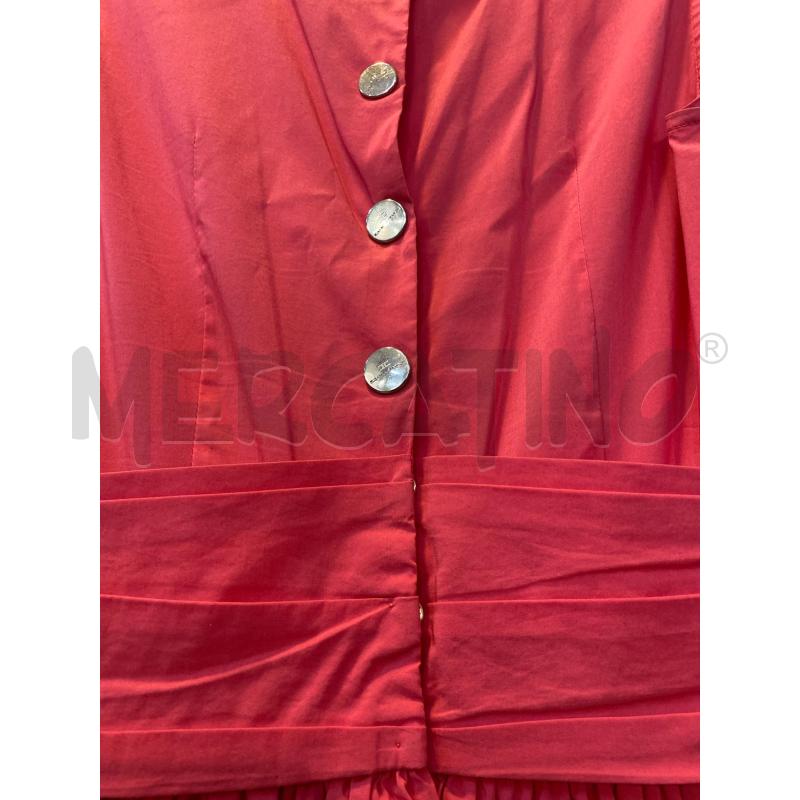 VESTITO DONNA ELISABETTA FRANCHI FUCSIA IN COTONE CON FIOCCO | Mercatino dell'Usato Pomezia 5