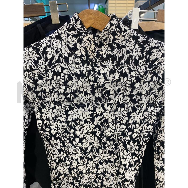 VESTITO DONNA MICHAEL KORS BIANCO FANTASIA NERO  | Mercatino dell'Usato Pomezia 1
