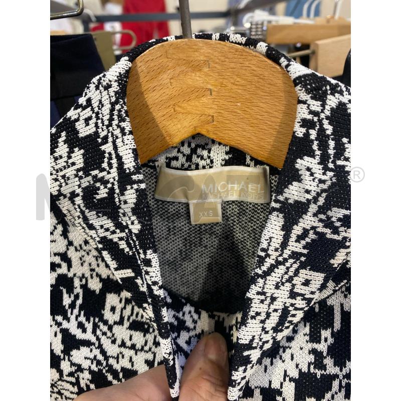 VESTITO DONNA MICHAEL KORS BIANCO FANTASIA NERO  | Mercatino dell'Usato Pomezia 2