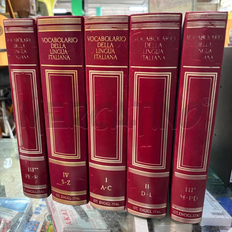 VOCABOLARIO DELLA LINGUA ITALIANA TRECCANI 5 VOL | Mercatino dell'Usato Pomezia 1