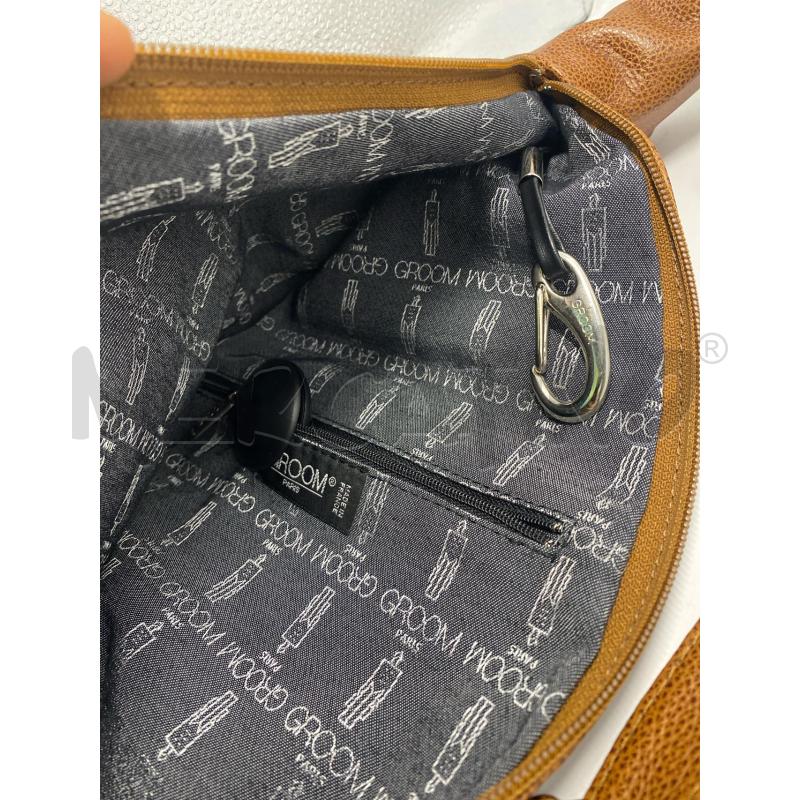ZAINETTO DESIGNER MARCY TILTON GROOM PARIS IN PELLE BEIGE | Mercatino dell'Usato Pomezia 3