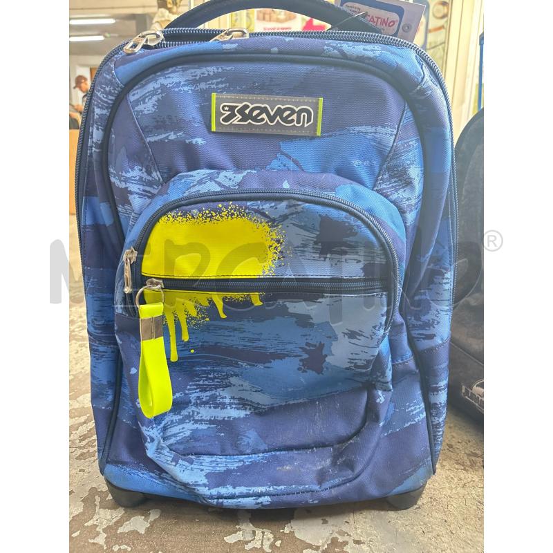 ZAINO SEVEN TROLLEY BLU  | Mercatino dell'Usato Pomezia 1