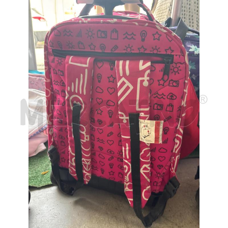 ZAINO TROLLEY ROSA APPACK | Mercatino dell'Usato Pomezia 2