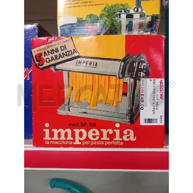 MACCHINA PASTA IMPERIA  | Mercatino dell'Usato Guidonia montecelio 1