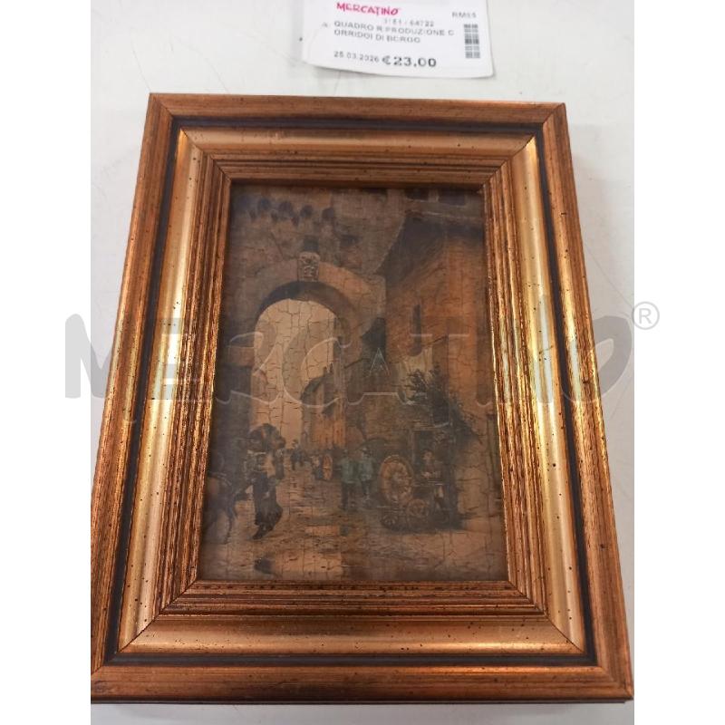 QUADRO RIPRODUZIONE CORRIDOI DI BORGO | Mercatino dell'Usato Guidonia montecelio 1