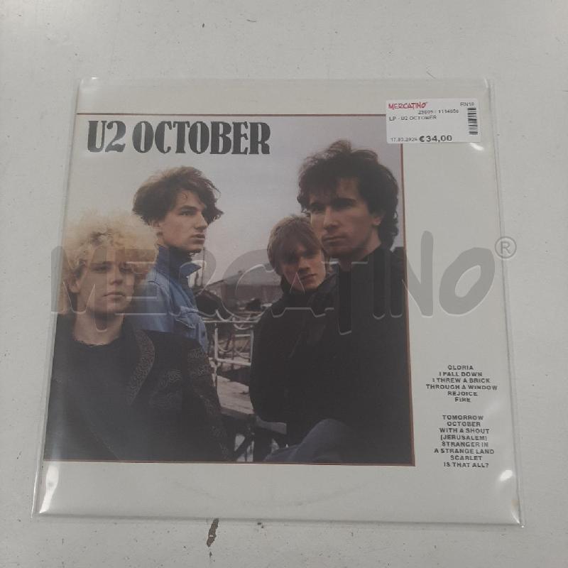 LP - U2 OCTOBER  | Mercatino dell'Usato Rimini 1