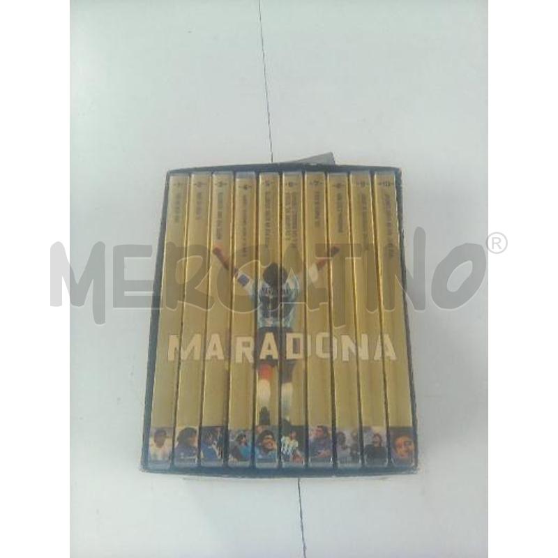 MARADONA - GAZZETTA DELLO SPORT - COFANETTO DVD X 10  | Mercatino dell'Usato Rimini 1