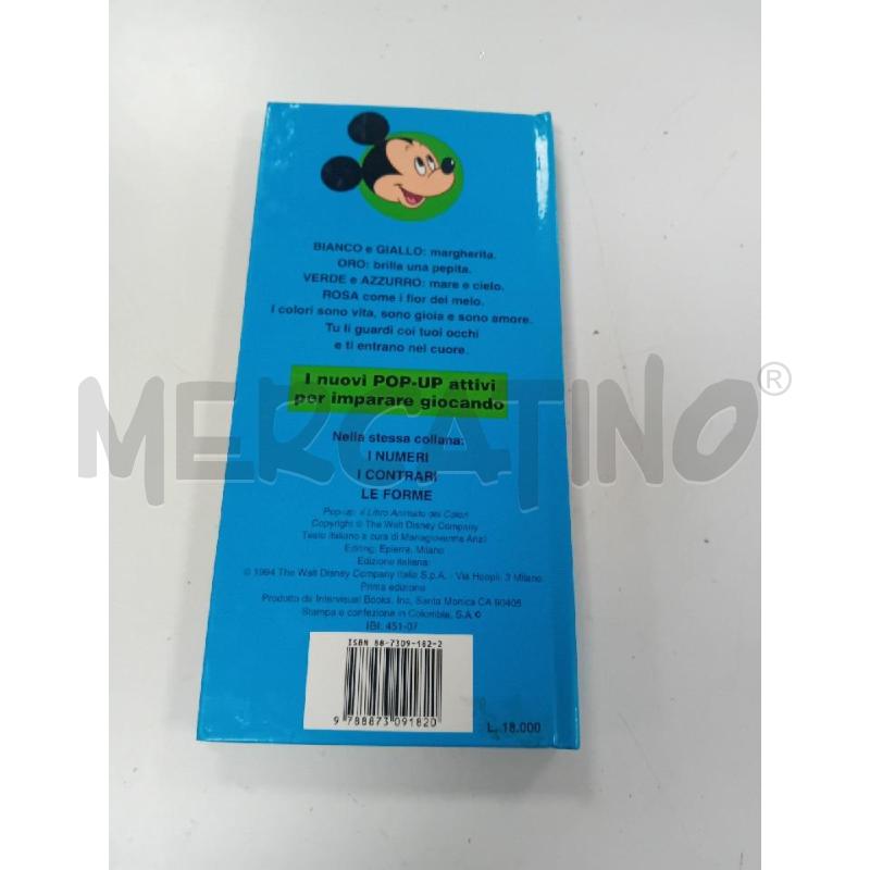 WALT DISNEY - IL LIBRO ANIMATO DEI COLORI | Mercatino dell'Usato Rimini 2
