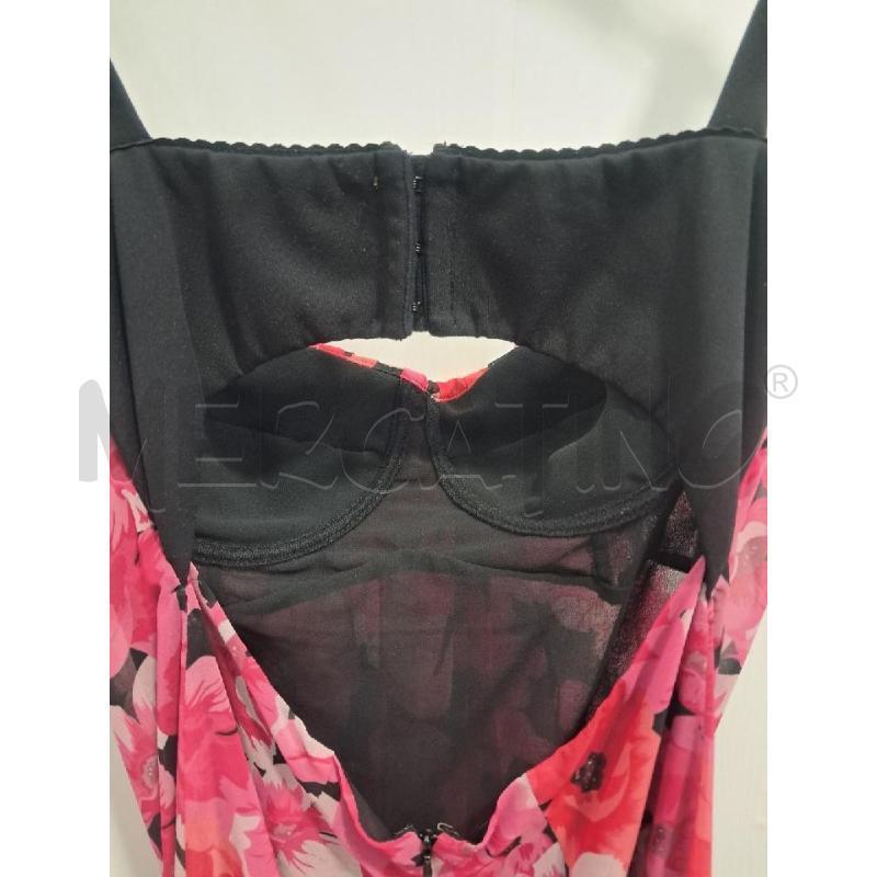 ABITO D VDP SETA FIORI FUCSIA BRET STRASS | Mercatino dell'Usato Bellizzi 5