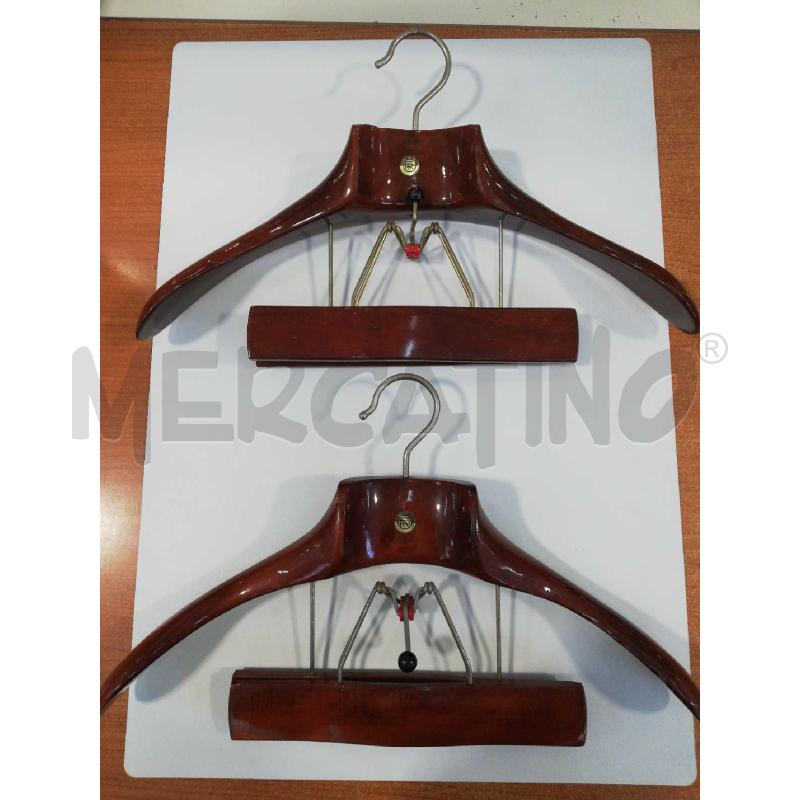 APPENDIABITI COPPIA ANNI 50 FRATELLI REGUITTI LEGNO  | Mercatino dell'Usato Bellizzi 1