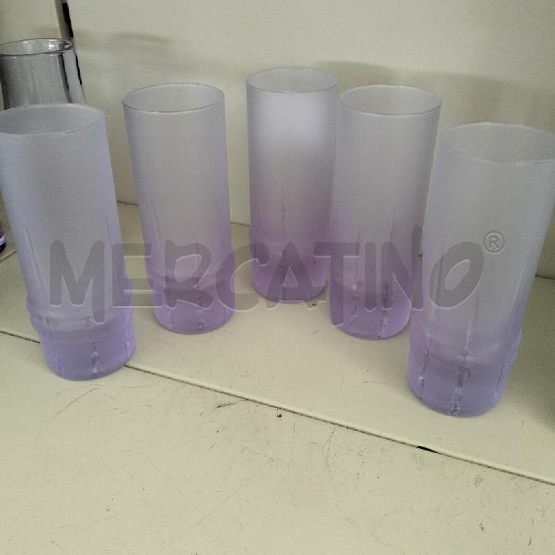 BICCHIERI PZ. 5 MALACHITE DA APERITIVO | Mercatino dell'Usato Bellizzi 1