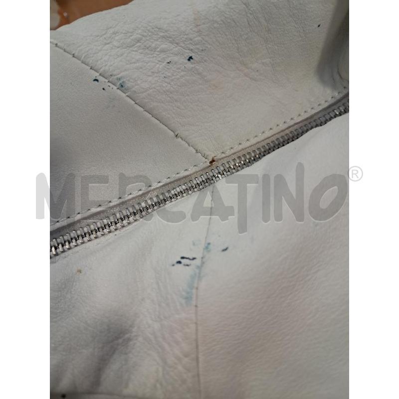 BORSA DONNA NANNINI PELLE BIANCA PUNTINI TRAFORATI | Mercatino dell'Usato Bellizzi 5