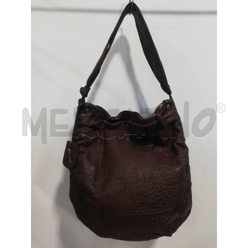 BORSA D FURLA BORDEAUX PELLE | Mercatino dell'Usato Bellizzi 1