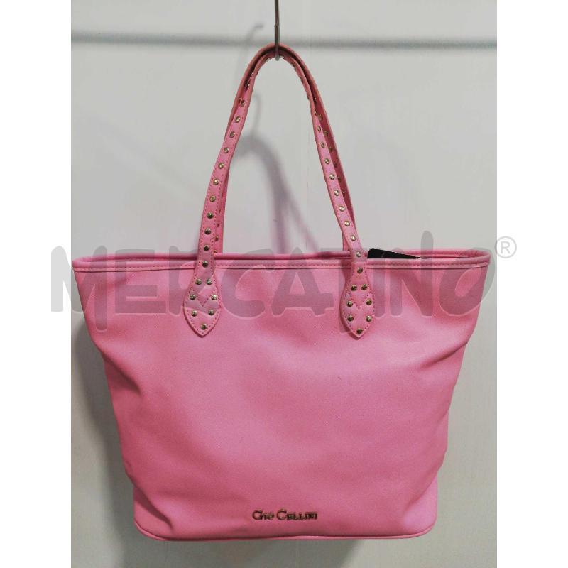 BORSA D GIO CELLINI ROSA BORCHIETTE | Mercatino dell'Usato Bellizzi 1