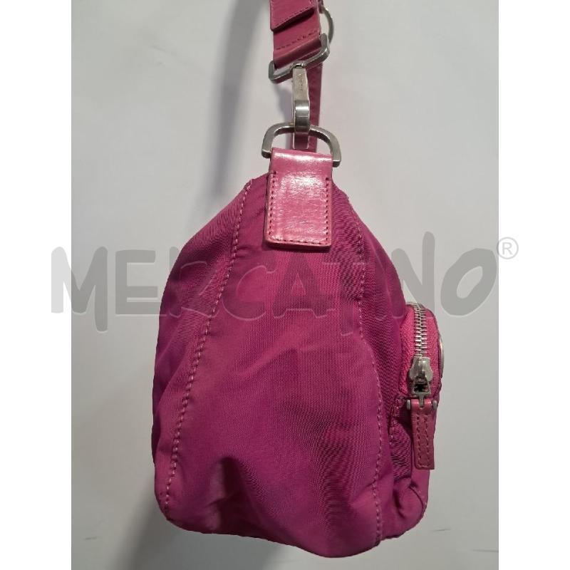 BORSETTA D FRANCESCO BIASIA NYLON FUCSIA | Mercatino dell'Usato Bellizzi 5